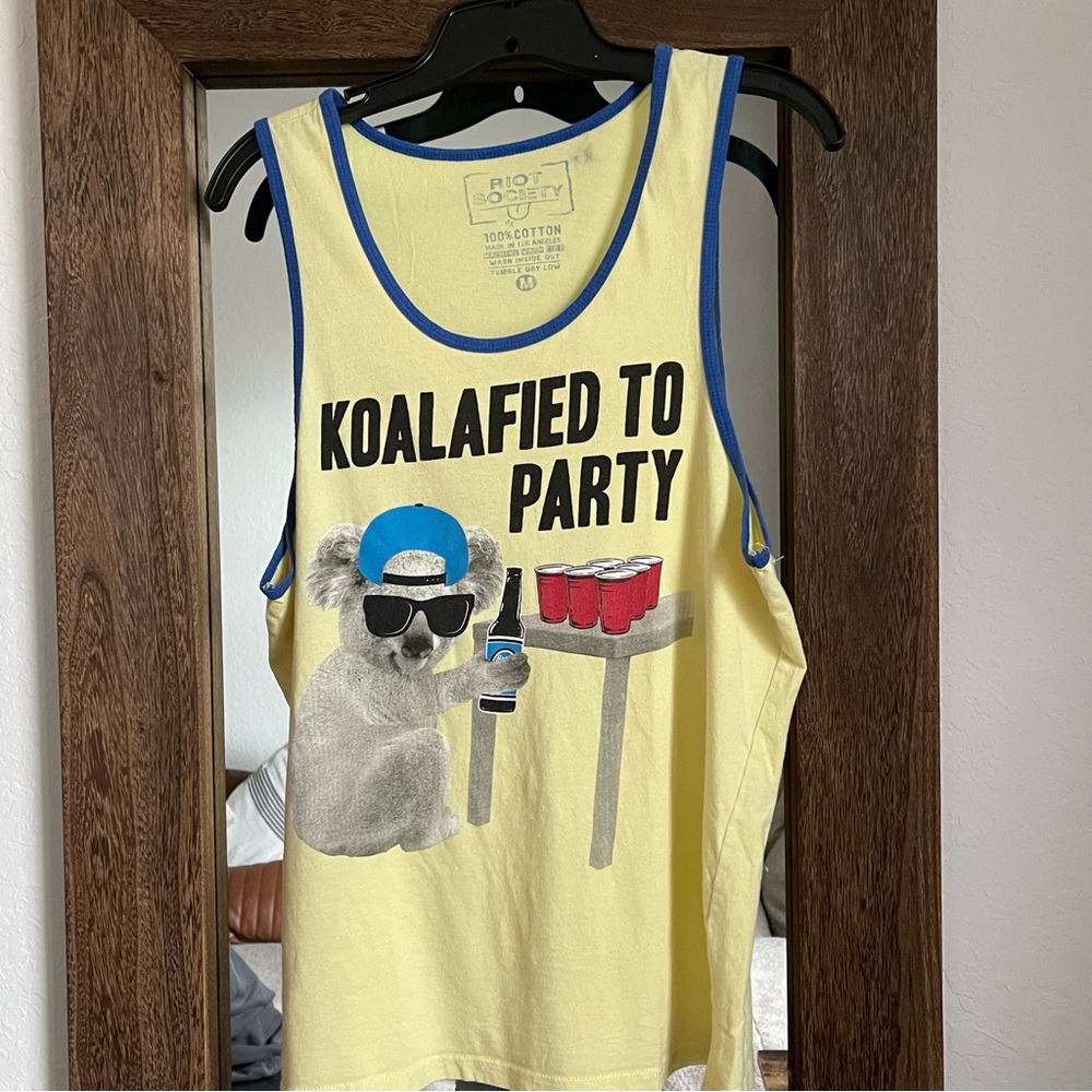 Riot society tank “koalafied to party”